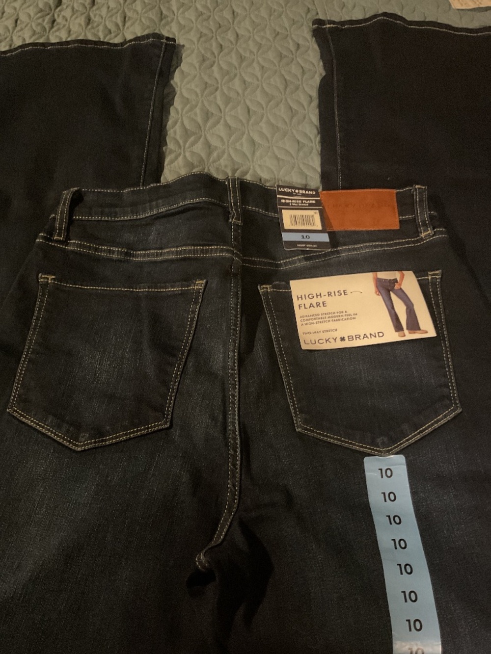 Lucky Brand high rise flare